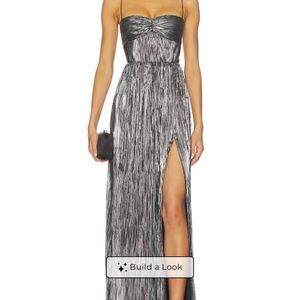 Lovers + Friends Metallic Maxi Dress